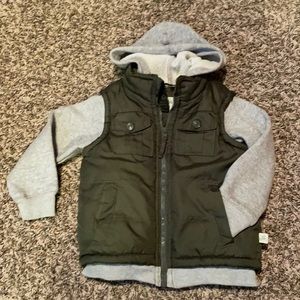 Perfect condition puffer vest sweater combo